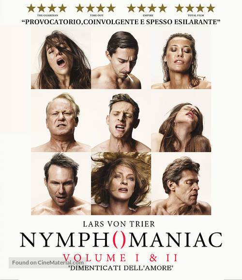 Nymphomaniac: Part 2 - Italian Blu-Ray movie cover