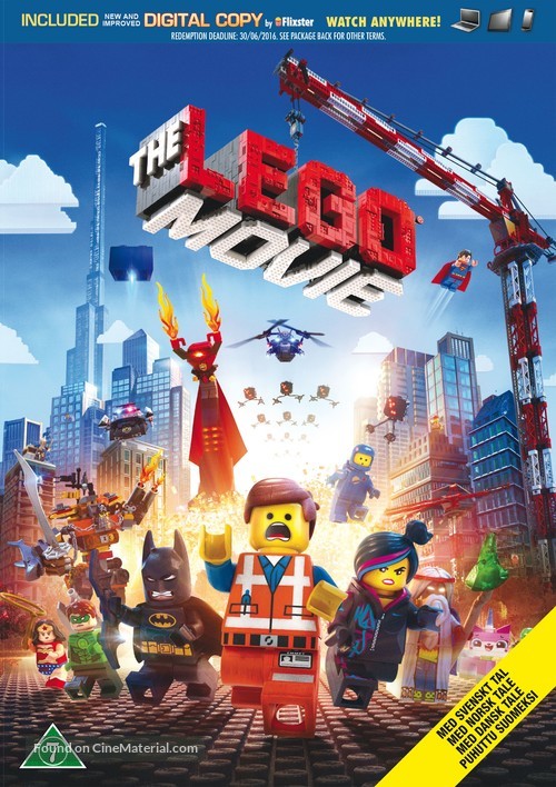 The Lego Movie - Danish DVD movie cover