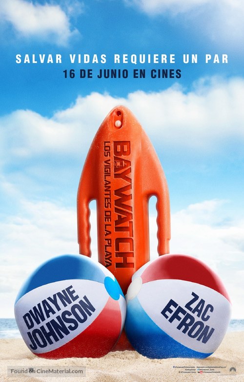 Baywatch - Spanish Movie Poster