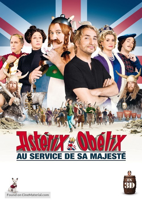 Ast&eacute;rix et Ob&eacute;lix: Au Service de Sa Majest&eacute; - French Movie Poster