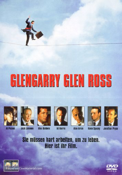 Glengarry Glen Ross - German DVD movie cover