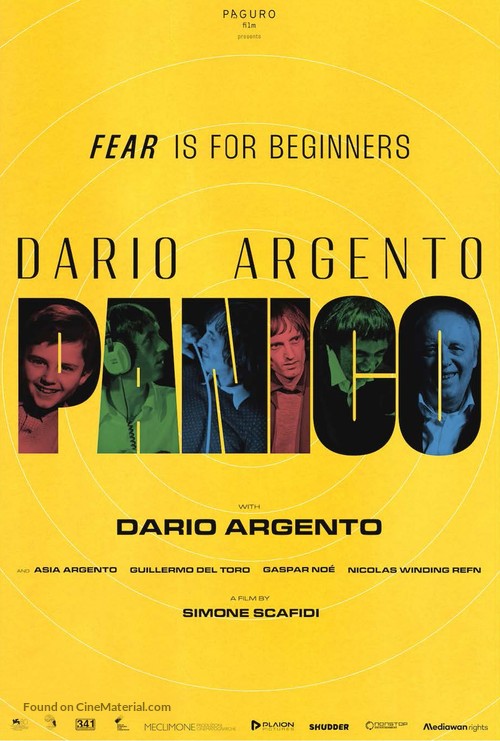 Dario Argento panico - British Movie Poster