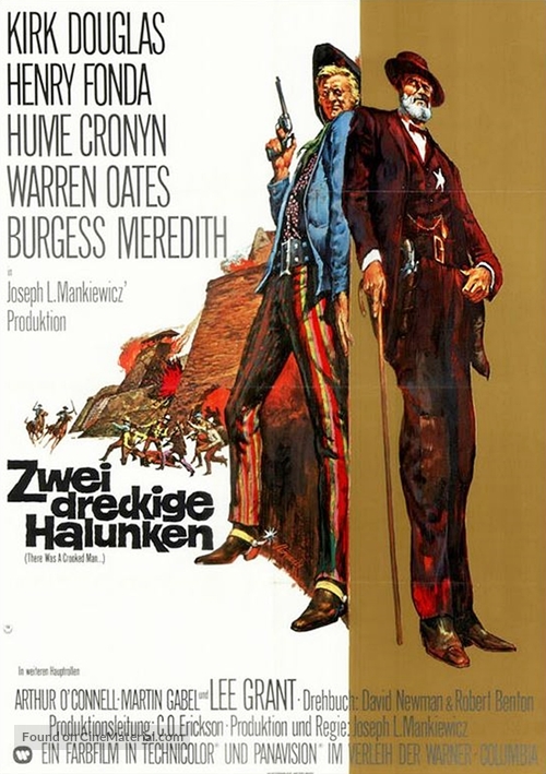 There Was a Crooked Man... - German Movie Poster
