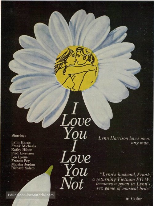 I Love You, I Love You Not - Movie Poster