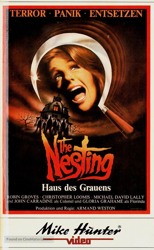 The Nesting - German VHS movie cover