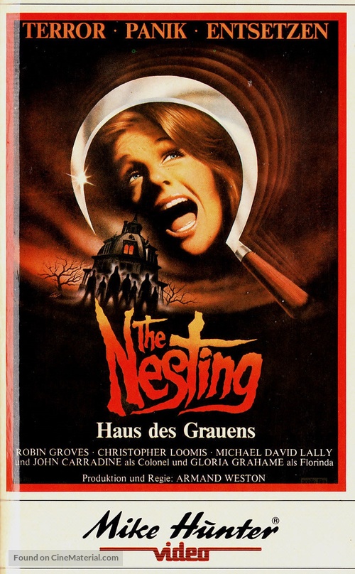 The Nesting - German VHS movie cover