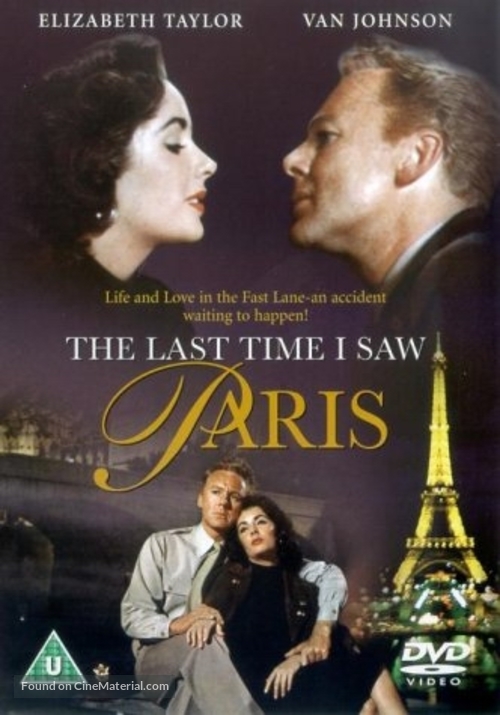 The Last Time I Saw Paris - British DVD movie cover