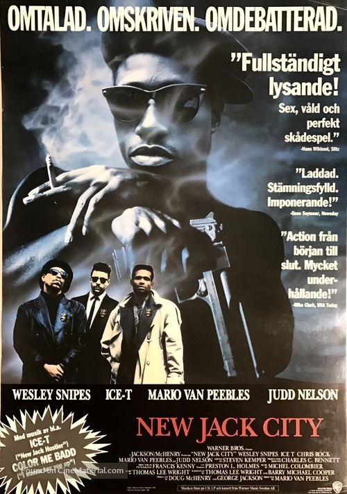 New Jack City - Swedish Movie Poster