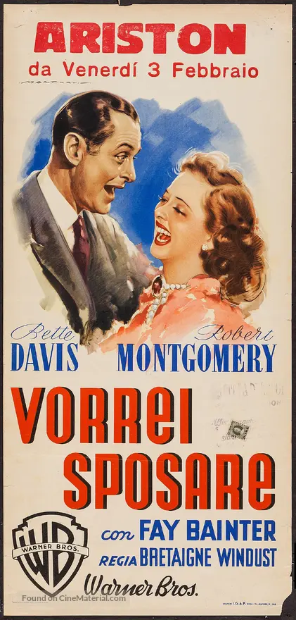 June Bride 1948 Italian Movie Poster
