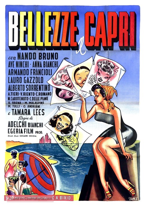 Bellezze a Capri - Italian Movie Poster