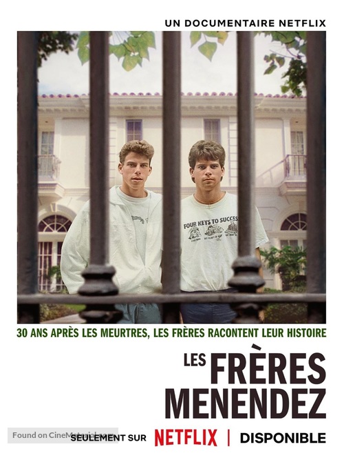 The Menendez Brothers - French Movie Poster