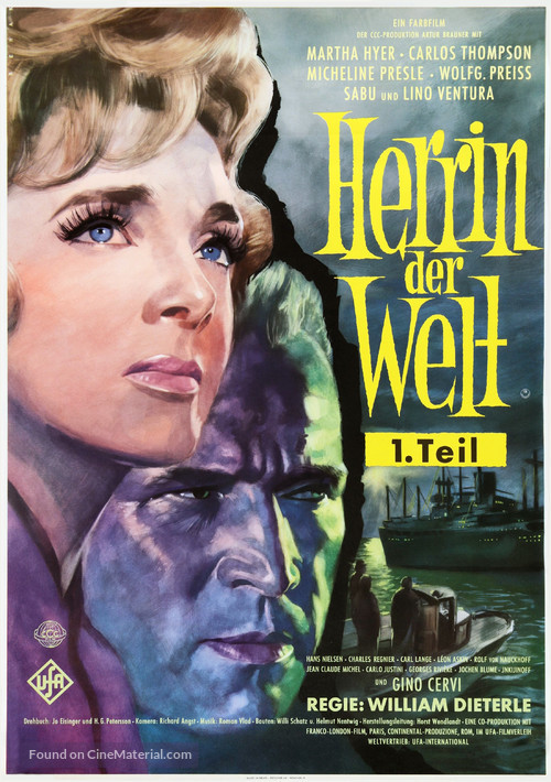 Herrin der Welt - German Movie Poster