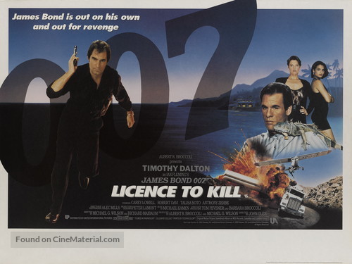 Licence To Kill - British Movie Poster