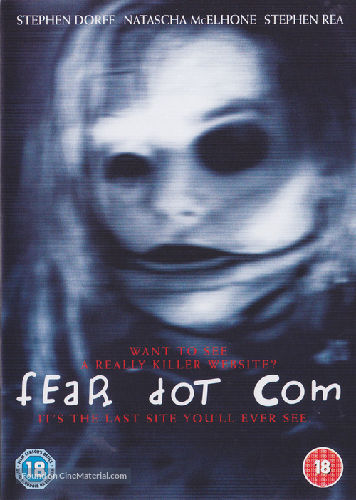 FearDotCom - British DVD movie cover