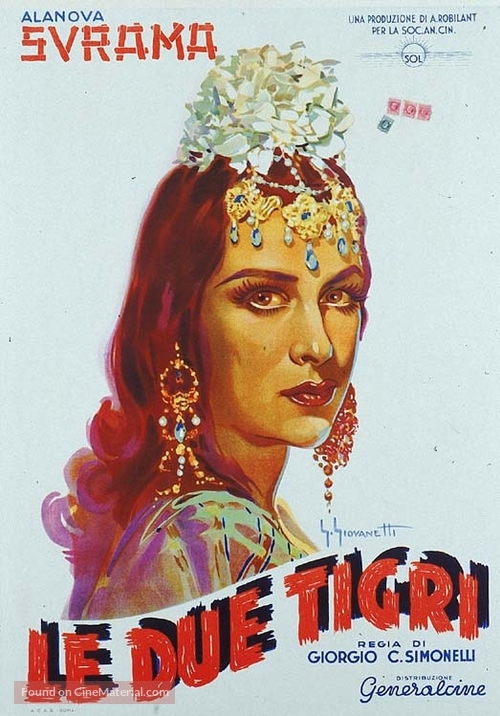 Le due tigri - Italian Movie Poster