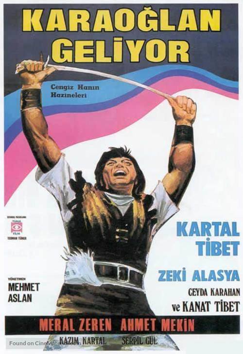 Karaoglan geliyor - Turkish Movie Poster