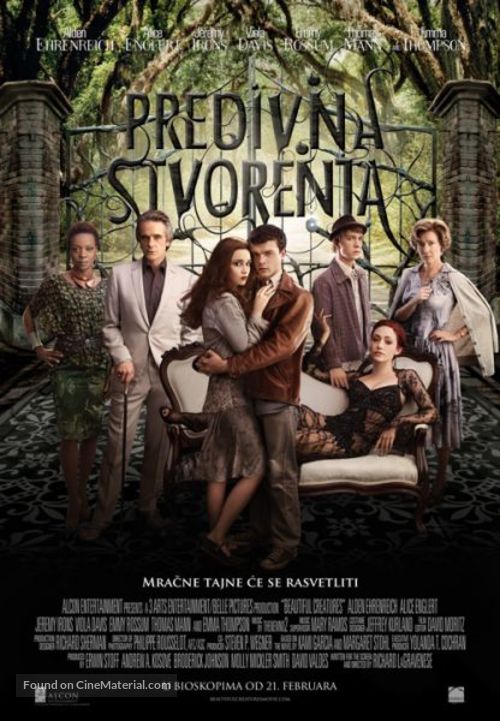 Beautiful Creatures - Serbian Movie Poster