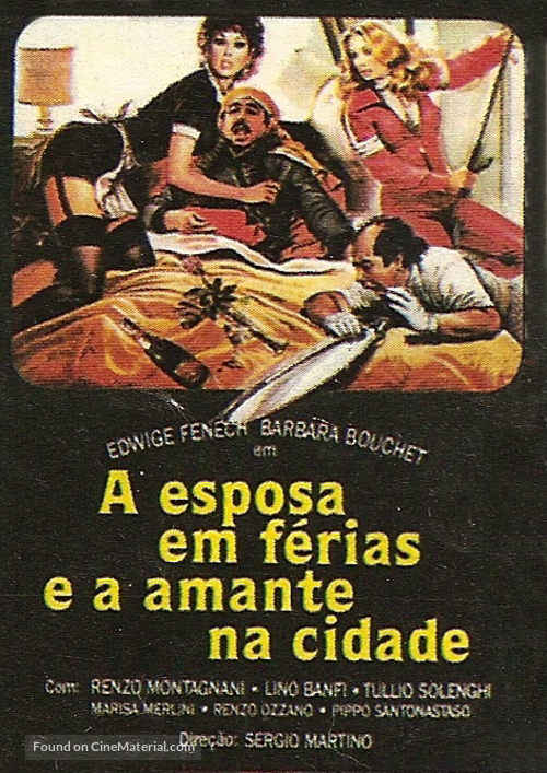 La moglie in vacanza... l&#039;amante in citt&agrave; - Brazilian DVD movie cover