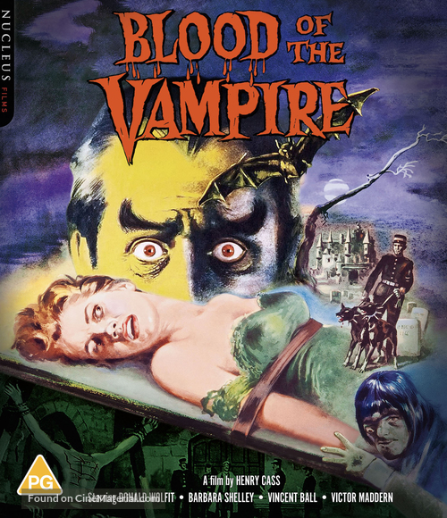 Blood of the Vampire - British Blu-Ray movie cover