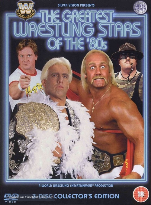 WWE Legends: Greatest Wrestling Stars of the 80&#039;s - British DVD movie cover