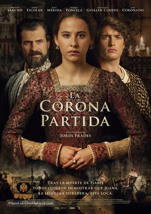 La corona partida - Spanish Movie Poster