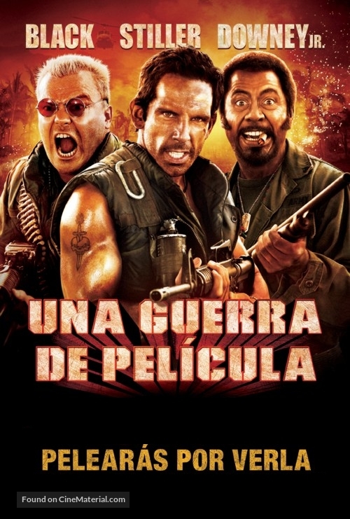 Tropic Thunder - Argentinian Movie Poster