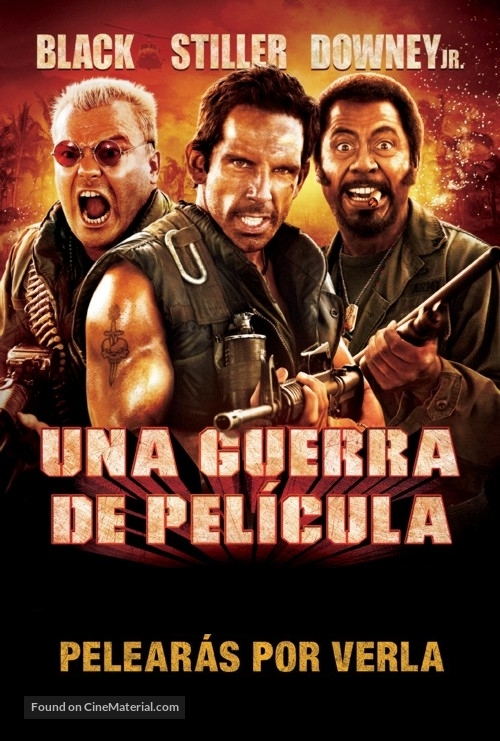 Tropic Thunder - Argentinian Movie Poster