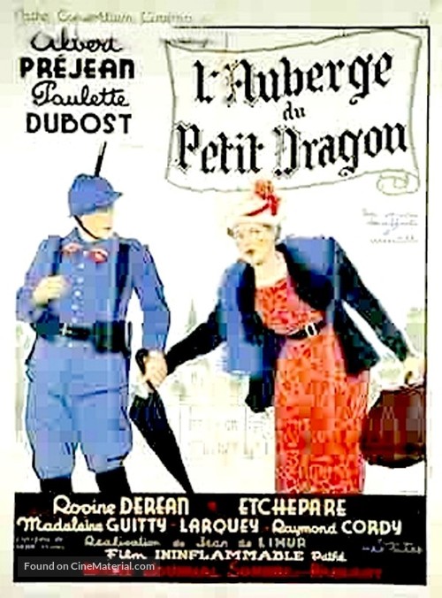 L&#039;auberge du Petit-Dragon - French Movie Poster