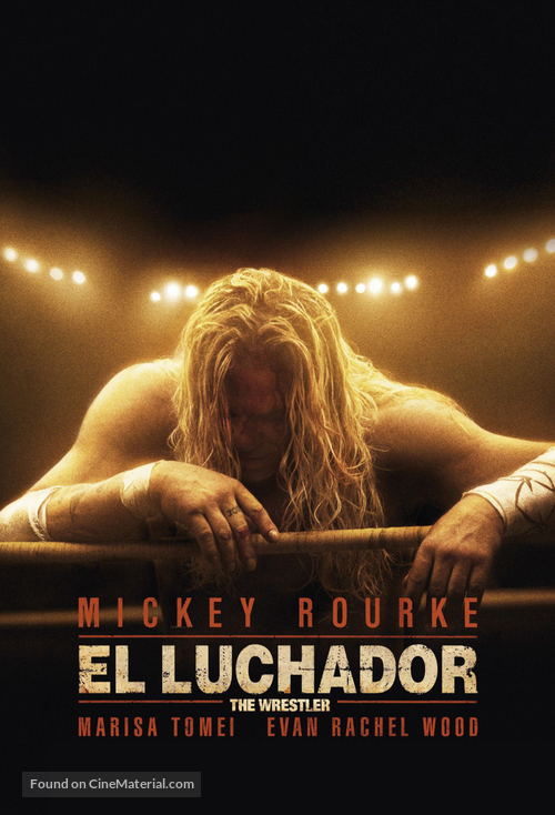 The Wrestler - Argentinian Movie Cover