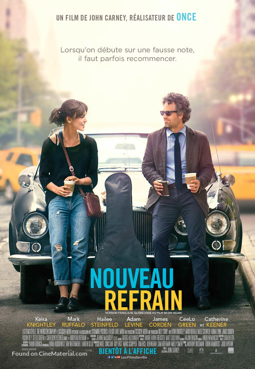 Begin Again - Canadian Movie Poster