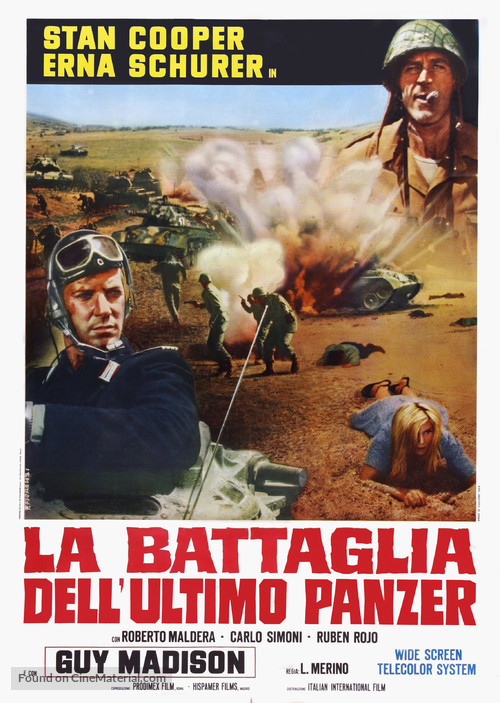 La battaglia dell&#039;ultimo panzer - Italian Movie Poster