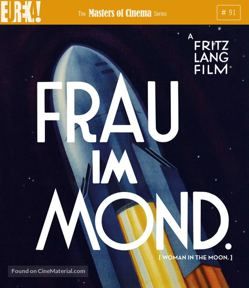 Frau im Mond - British Blu-Ray movie cover