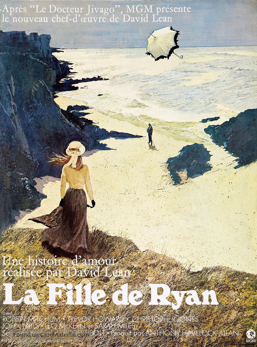 Ryan&#039;s Daughter - French Movie Poster
