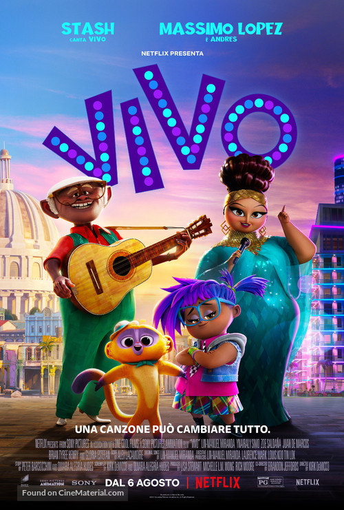 Vivo - Italian Movie Poster