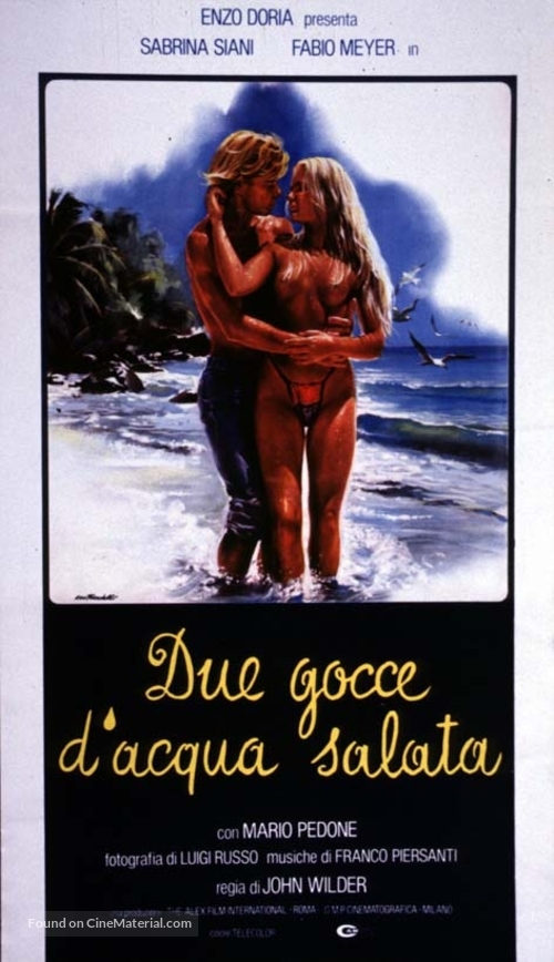 Due gocce d&#039;acqua salata - Italian Movie Poster