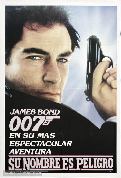 The Living Daylights - Argentinian Movie Poster