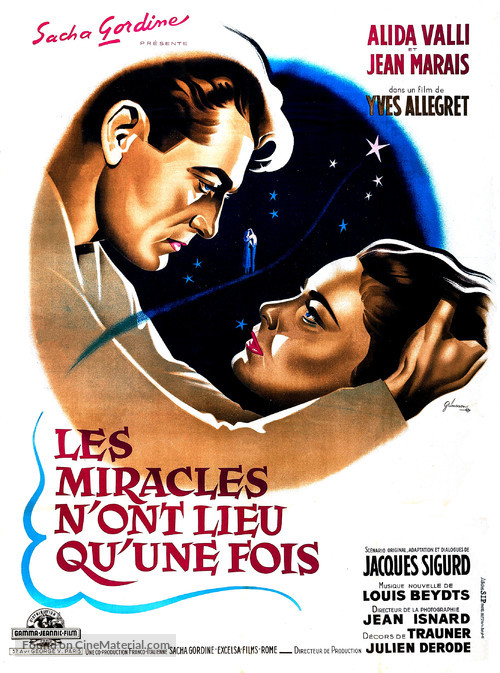Les miracles n&#039;ont lieu qu&#039;une fois - French Movie Poster