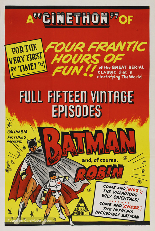 Batman and Robin - Australian Re-release movie poster