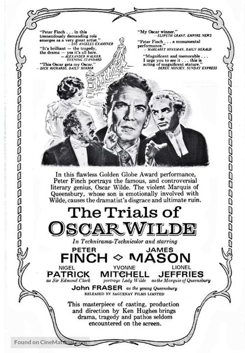 The Trials of Oscar Wilde - poster