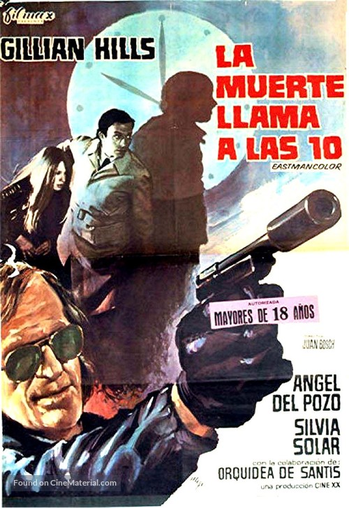 La muerte llama a las 10 - Spanish Movie Poster