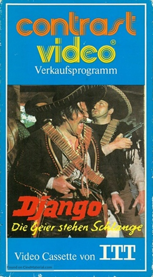 Sette dollari sul rosso - German VHS movie cover