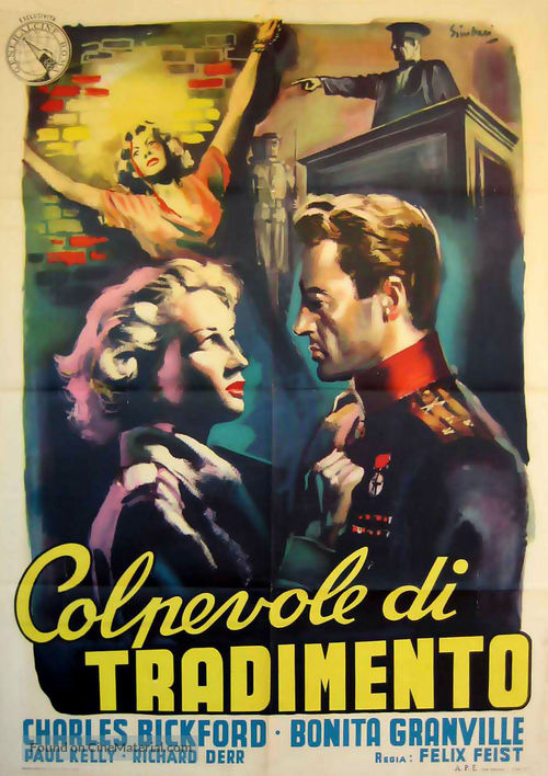 Guilty of Treason - Italian Movie Poster