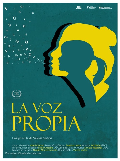 La voz propia - Argentinian Movie Poster