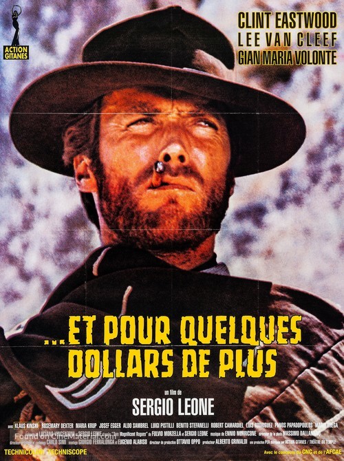 Per qualche dollaro in pi&ugrave; - French Re-release movie poster