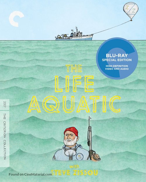 The Life Aquatic with Steve Zissou - Blu-Ray movie cover