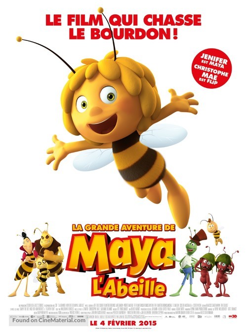 Maya the Bee Movie - French Movie Poster