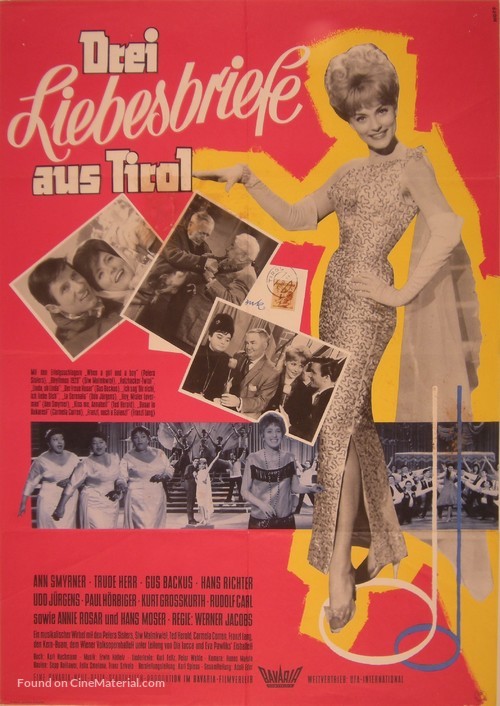 Drei Liebesbriefe aus Tirol - German Movie Poster