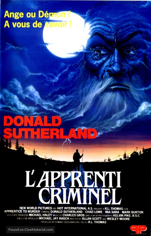 Apprentice to Murder - French VHS movie cover