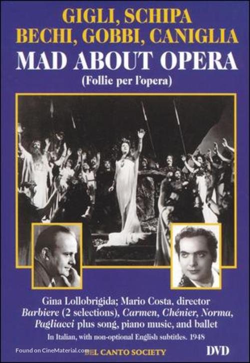 Follie per l&#039;opera - Italian DVD movie cover