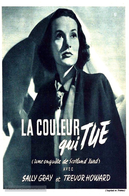 Green for Danger - French Movie Poster